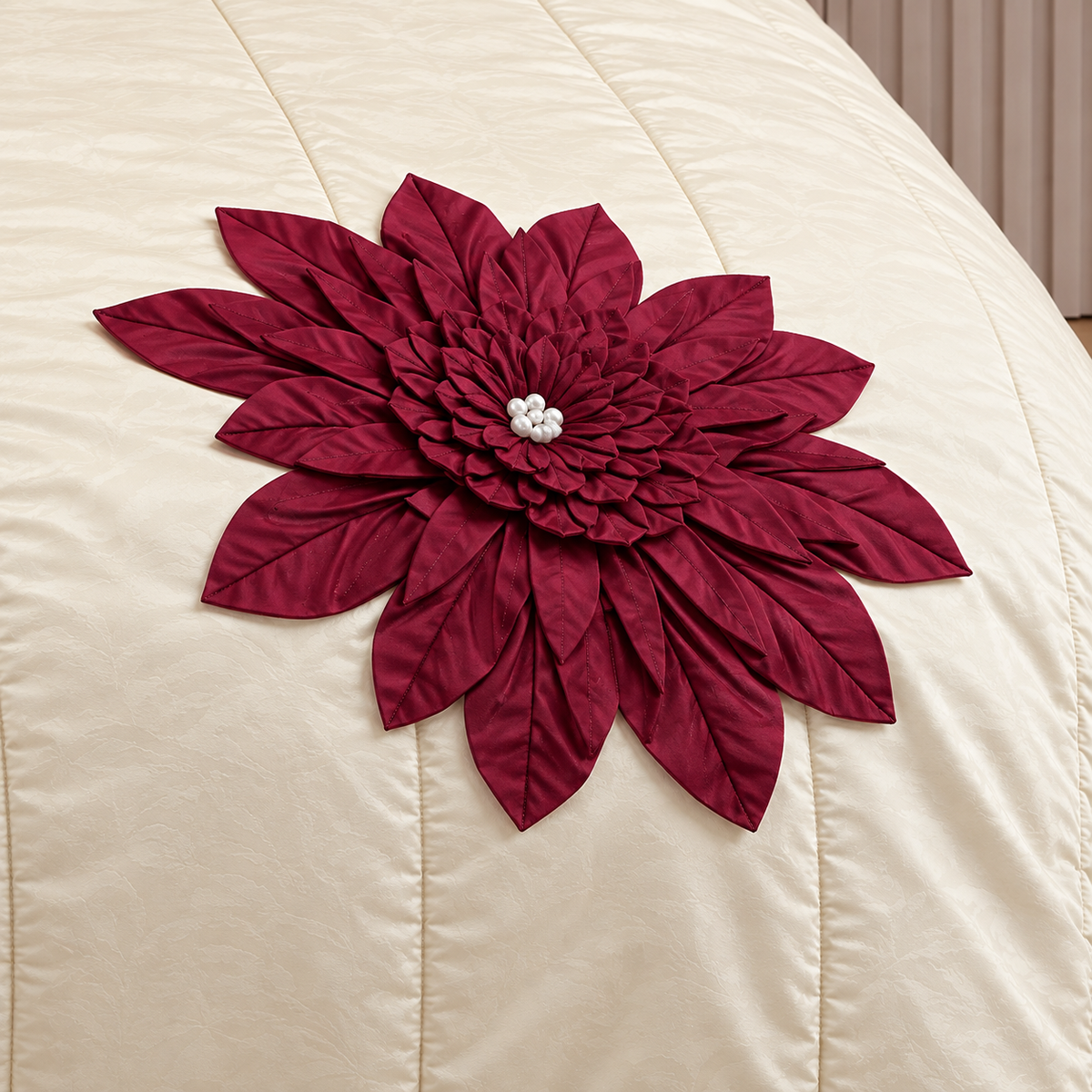Royal Bridal 8-Piece Embossed Petal Comforter Set