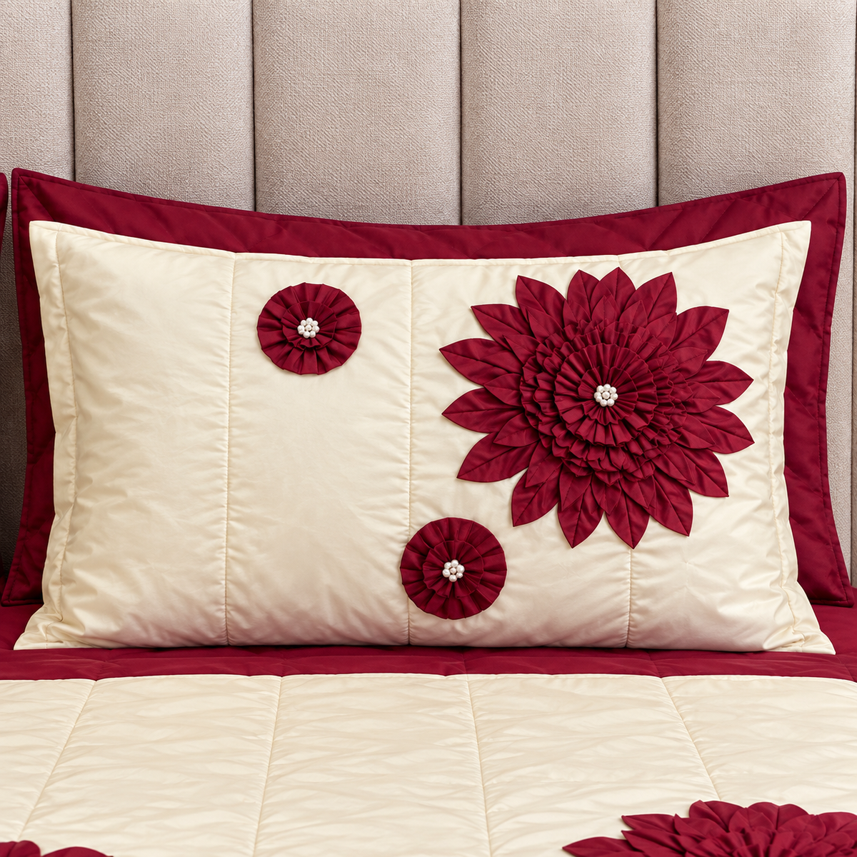 Royal Bridal 8-Piece Embossed Petal Comforter Set