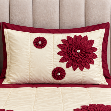 Royal Bridal 8-Piece Embossed Petal Comforter Set