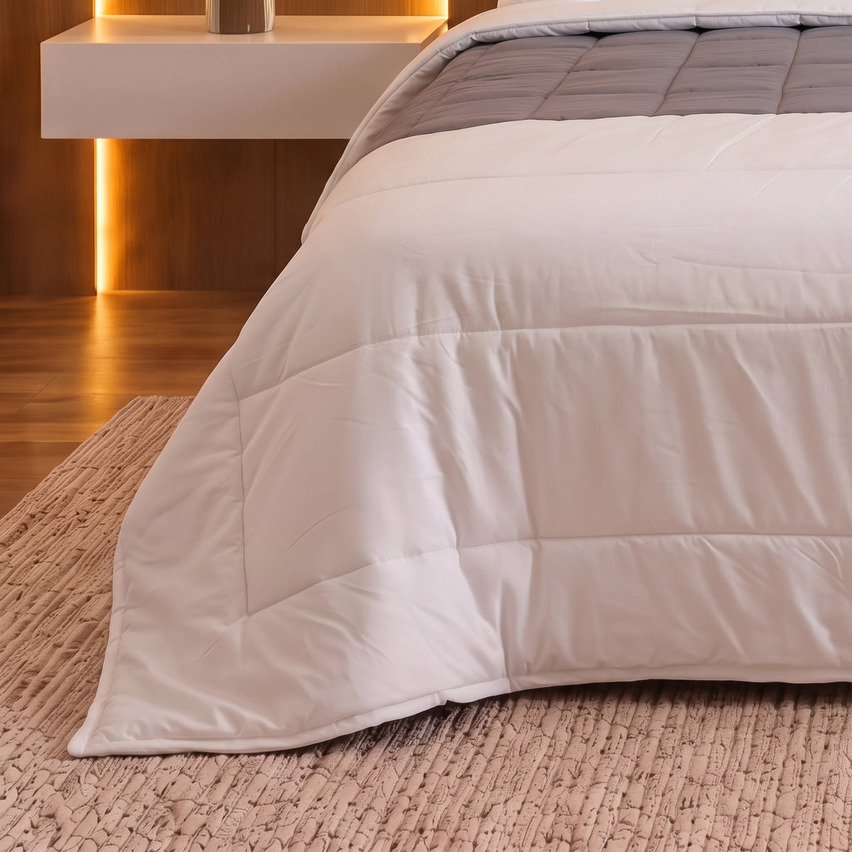 Modern Pleated Pintuck Bedding Set