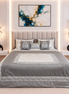 Luxury 9-Piece Embroidered Summer Bridal Comforter Set