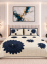 Handcrafted Quilted Floral Petals Comforter Set