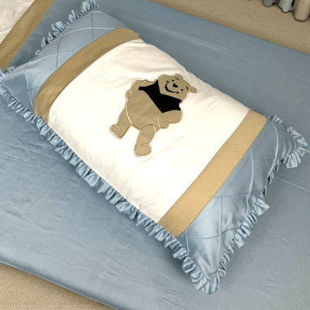 Pooh Single Bedsheet with Pillow Case