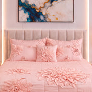 Handmade Petal Bridal Comforter Set